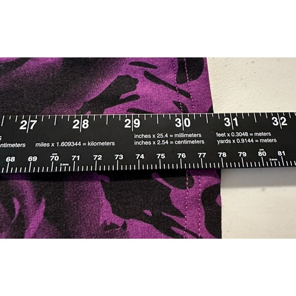 Gaharu Top Women’s XXL Floral Print Cute Long SL Button Cowl Neck Casual Tunic - Picture 8 of 12